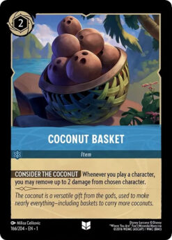 [LORCANA] EN1-166 - Coconut Basket - Sapphire - Uncommon