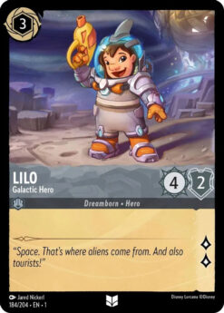 [LORCANA] EN1-184 - Lilo - Galactic Hero - Steel - Uncommon
