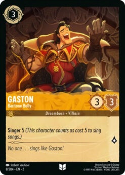 EN2-008 - Gaston - Baritone Bully - Amber - Uncommon