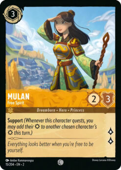 EN2-015 - Mulan - Free Spirit - Amber - Common
