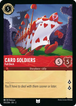 EN2-105 - Card Soldiers - Full Deck - Ruby - Uncommon