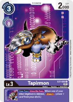 [DIGIMON] EX1-055 - Tapirmon - Digimon - Common