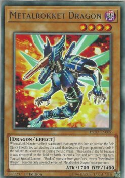 EXFO-EN008 - Metalrokket Dragon - Rare - 1st Edition