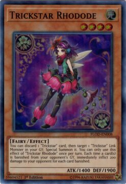 FLOD-EN008 - Trickstar Rhodode - Super Rare - 1st Edition
