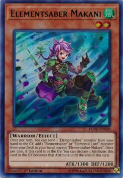 FLOD-EN020 - Elementsaber Makani - Ultra Rare - 1st Edition