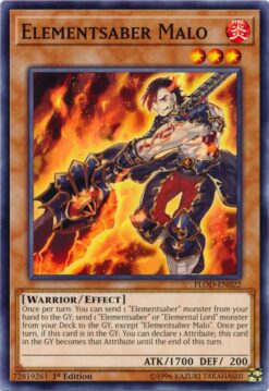 FLOD-EN022 - Elementsaber Malo - Common - 1st Edition