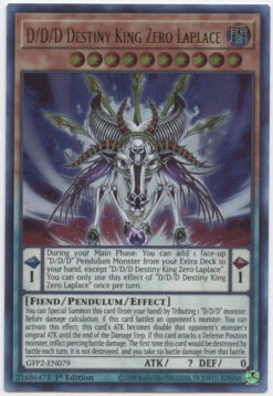 GFP2-EN079 - D/D/D Destiny King Zero Laplace - Ultra Rare - 1st Edition
