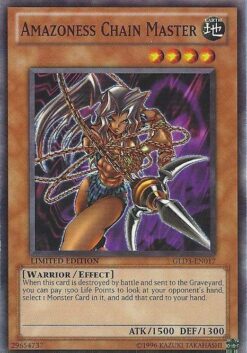 GLD3-EN017 - Amazoness Chain Master - Common - Limited Edition