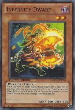 GLD3-EN028 - Infernity Dwarf - Common - Limited Edition