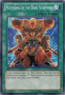 GLD5-EN042 - Mustering of the Dark Scorpions - Common - Limited Edition