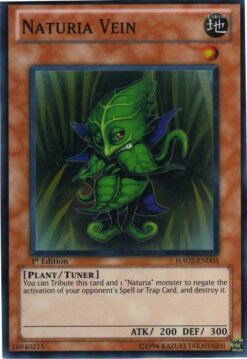 HA02-EN004 - Naturia Vein - Super Rare - 1st Edition