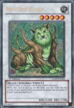 HA02-EN026 - Naturia Beast - Secret Rare - 1st Edition