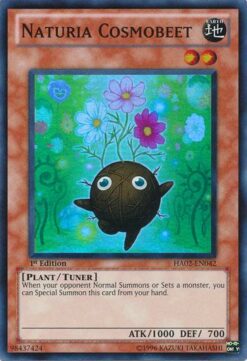 HA02-EN042 - Naturia Cosmobeet - Super Rare - 1st Edition