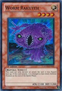 HA02-EN055 - Worm Rakuyeh - Super Rare - 1st Edition