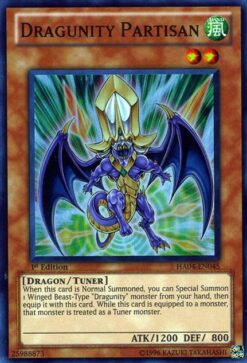 HA04-EN045 - Dragunity Partisan - Super Rare - 1st Edition