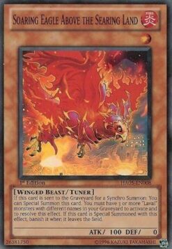 HA05-EN008 - Soaring Eagle Above the Searing Land - Super Rare - 1st Edition