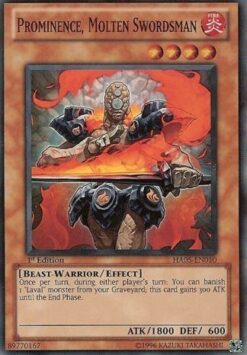 HA05-EN010 - Prominence, Molten Swordsman - Super Rare - Unlimited