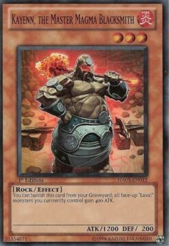 HA05-EN012 - Kayenn, the Master Magma Blacksmith - Super Rare - 1st Edition