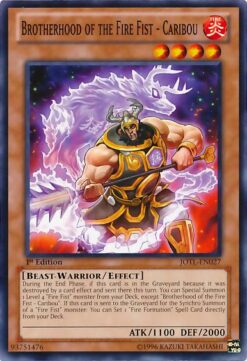 JOTL-EN027 - Brotherhood of the Fire Fist - Caribou - Common - Unlimited