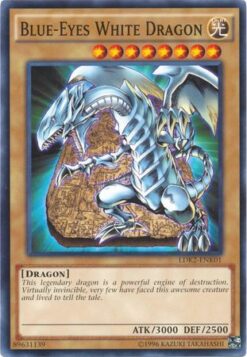LDK2-ENK01 - Blue-Eyes White Dragon (Tablet Background) - Common - Unlimited