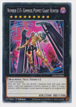LDS3-EN064 - Number C15: Gimmick Puppet Giant Hunter - Common - 1st Edition