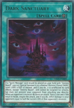 LED5-EN009 - Dark Sanctuary - Rare - 1st Edition