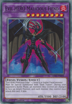 LED5-EN020 - Evil HERO Malicious Fiend - Common - 1st Edition