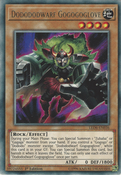 LED6-EN036 - Dodododwarf Gogogoglove - Rare - 1st Edition