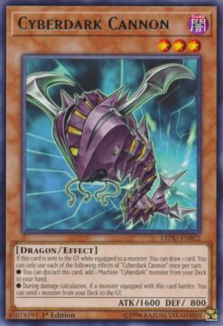 LEDU-EN022 - Cyberdark Cannon - Rare - 1st Edition