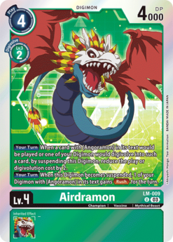 [DIGIMON] LM-009 - Airdramon   - Green - Digimon - Uncommon