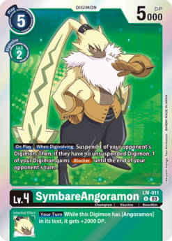 [DIGIMON] LM-011 - SymbareAngoramon   - Green - Digimon - Uncommon