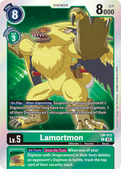 [DIGIMON] LM-012 - Lamortmon   - Green - Digimon - Uncommon