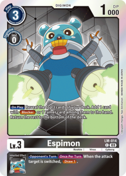 [DIGIMON] LM-014 - Espimon   - Black - Digimon - Common