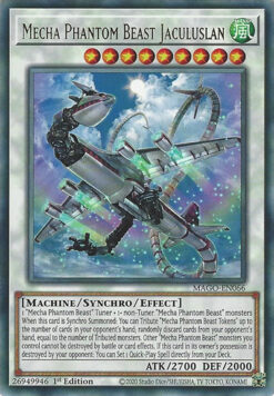 MAGO-EN066 - Mecha Phantom Beast Jaculuslan - Gold-Letter Rare - 1st Edition