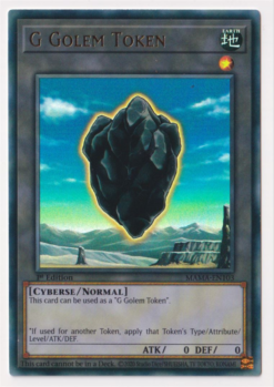 MAMA-EN103 - G Golem Token - Ultra Rare - 1st Edition