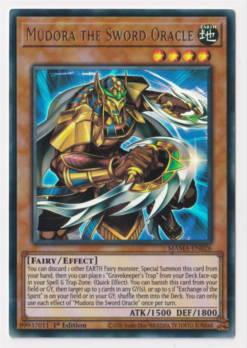 MAMA-EN026 - Mudora the Sword Oracle - Ultra Rare - 1st Edition
