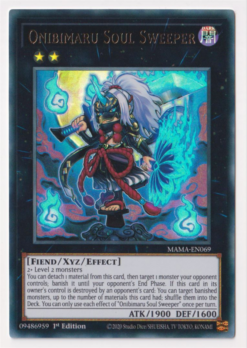 MAMA-EN069 - Onibimaru Soul Sweeper - Ultra Rare - 1st Edition