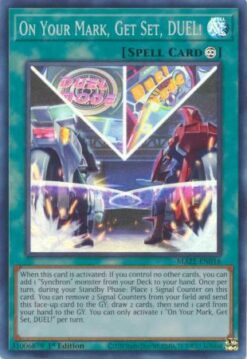 MAZE-EN016 - On Your Mark, Get Set, DUEL! - Super Rare - 1st Edition