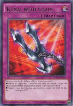MIL1-EN048 - Kunai with Chain - Rare - 1st Edition