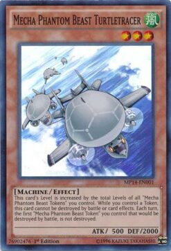 MP14-EN001 - Mecha Phantom Beast Turtletracer - Super Rare - 1st Edition