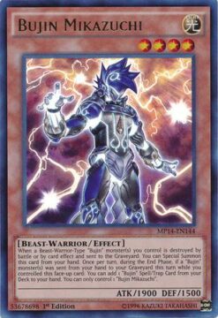 MP14-EN144 - Bujin Mikazuchi - Ultra Rare - 1st Edition