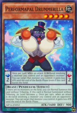 MP16-EN052 - Performapal Drummerilla - Common - 1st Edition