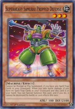 MP16-EN180 - Superheavy Samurai Prepped Defense - Common - 1st Edition