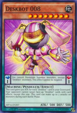 MP16-EN207 - Deskbot 008 - Common - 1st Edition