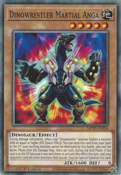 MP20-EN054 - Dinowrestler Martial Anga - Common - 1st Edition