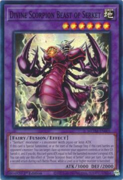 MZTM-EN005 - Divine Scorpion Beast of Serket - Super Rare - 1st Edition