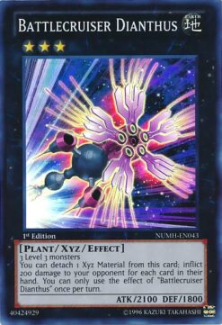 NUMH-EN043 - Battlecruiser Dianthus - Super Rare - 1st Edition