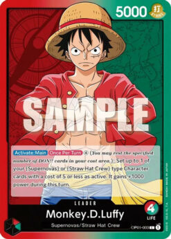 [ONE PIECE] OP01-003 - Monkey.D.Luffy - Leader