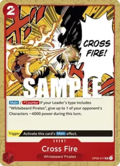 [ONE PIECE] OP03-017 - Cross Fire - Event - Uncommon