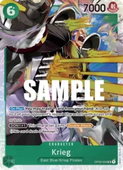 [ONE PIECE] OP03-025 - Krieg - Character - Super Rare